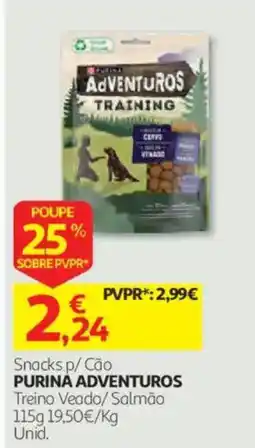 Auchan Snacks p/ Cão Purina Adventuros promoção