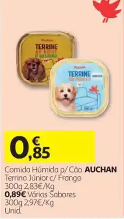Auchan Comida Húmida p/ Cão Auchan promoção