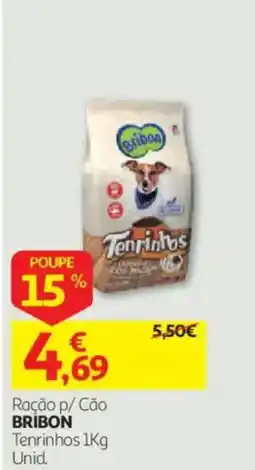 Auchan Ração p/ Cão BRIBON Tenrinhos 1Kg promoção