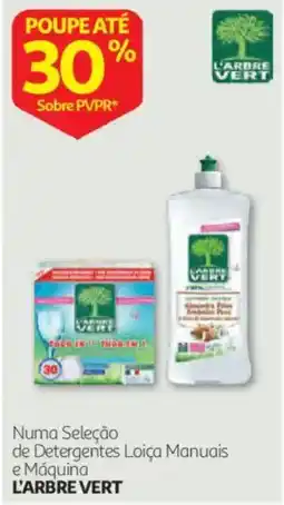 Auchan Detergentes Loiça Manuais e Máquina L'Arbre Vert promoção