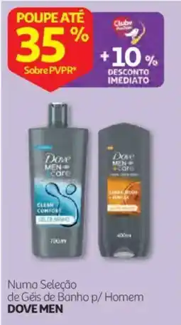 Auchan Géis de Banho p/ Homem Dove Men promoção