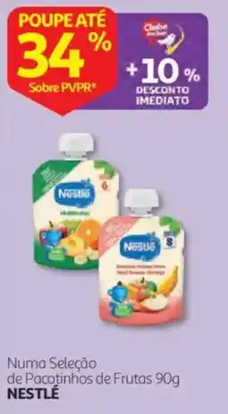 Auchan Numa Seleção de Pacotinhos de Frutas 90g Nestlé promoção