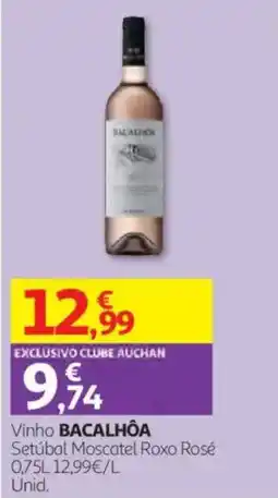 Auchan Vinho Bacalhôa promoção