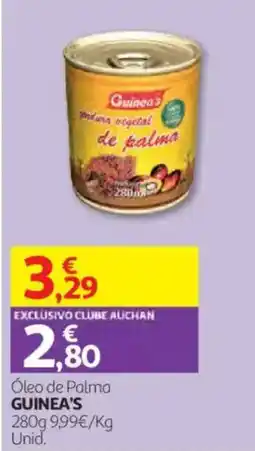 Auchan Óleo de Palma Guinea's promoção