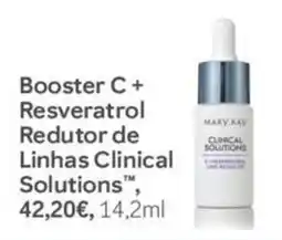 Mary Kay booster c + resveratrol redutor de linhas clinical solutions promoção