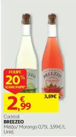 Auchan Cocktail breezeo promoção