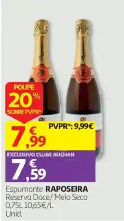 Auchan Espumante raoposeira promoção