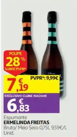 Auchan Espumante ermelinda freitas promoção