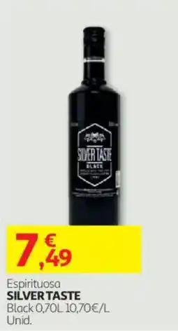 Auchan espirituosa silver taste black promoção