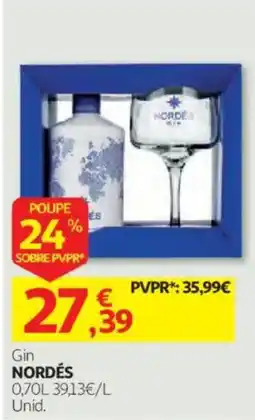 Auchan Gin Nordés promoção