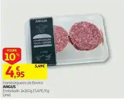 Auchan Hambúrgueres de Bovino Angus promoção