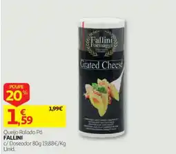 Auchan Queijo Ralado Pó Fallini promoção
