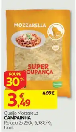 Auchan Queijo Mozzarella Campainha promoção