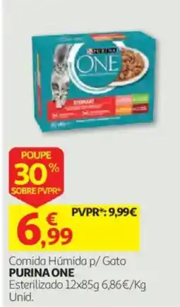 Auchan comida húmida p/ gato purina one promoção