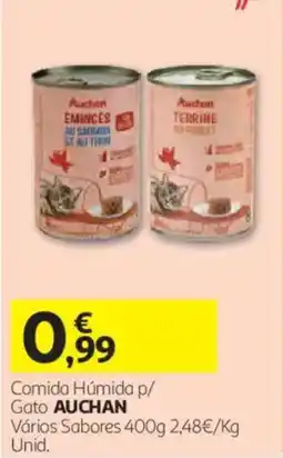 Auchan Comida Húmida p/ Gato AUCHAN promoção