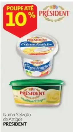 Auchan creme fraiche president promoção