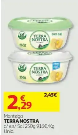 Auchan Manteiga terra nostra promoção