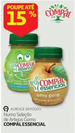 Auchan Compal essencial uma pera promoção