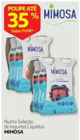 Auchan Numa Seleção de logurtes Líquidos Mimosa promoção