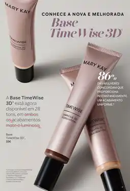Mary Kay Base TimeWise 3D promoção