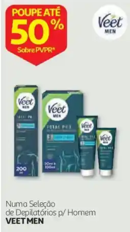 Auchan depilatórios p/ homem veet men promoção