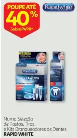 Auchan kits branqueadores de dentes rapid white promoção