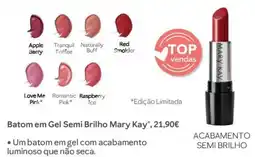 Mary Kay Batom em gel semi brilho mary kay promoção