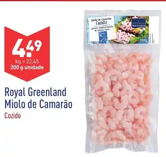 ALDI Royal Greenland Miolo de Camarão 200g promoção