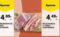 Continente Bom dia Continente - pa de porco c/osso promoção