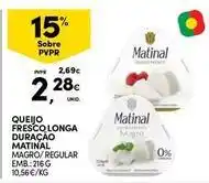 Continente Bom dia Matinal - queijo fresco longa duração promoção