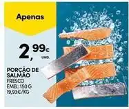 Continente Bom dia Aqui é fresco - porcao de salmão promoção