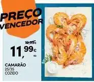 Continente Bom dia Camarão promoção