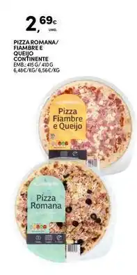 Continente Bom dia Continente - pizza romana/fiambre e queijo promoção