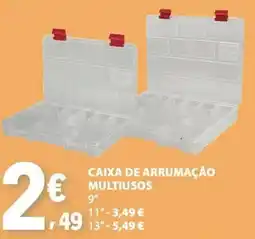 E.Leclerc Caixa de arrumação multiusos promoção