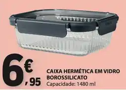 E.Leclerc Caixa hermética em vidro borossilicato promoção