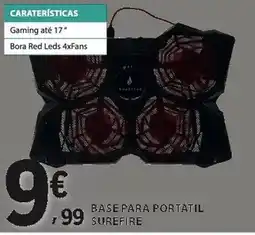 E.Leclerc base para portátil surefire promoção