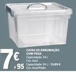 E.Leclerc Caixa de arrumação com pega promoção