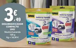 E.Leclerc Desumidificador compacto uhu neutro/lavanda promoção