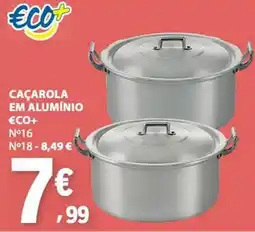 E.Leclerc Caçarola em alumínio eco+ promoção