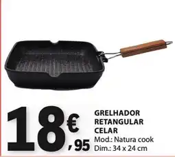 E.Leclerc Grelhador retangular celar promoção