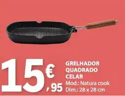 E.Leclerc Grelhador quadrado celar promoção