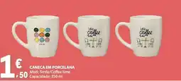 E.Leclerc Caneca em porcelana promoção