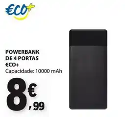 E.Leclerc Powerbank de 4 portas eco+ promoção