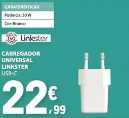 E.Leclerc Carregador universal linkster usb-c promoção