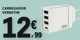 E.Leclerc Carregador verbatim promoção