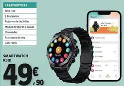 E.Leclerc smartwatch ksix promoção