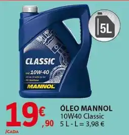 E.Leclerc óleo mannol 10w40 classic promoção