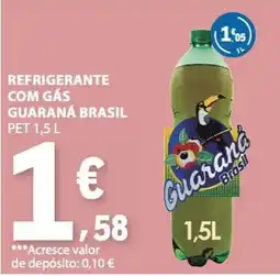 E.Leclerc refrigerante com gás guaraná brasil promoção