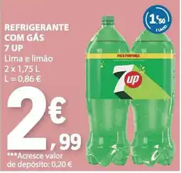 E.Leclerc 7 up lima e limão promoção