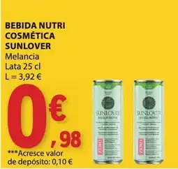E.Leclerc Bebida nutri cosmética sunlover melancia promoção